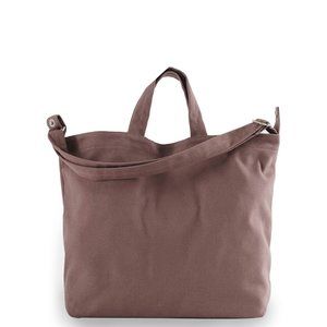 BAGGU Horizontal Duck Bag Canvas Tote Peppercorn